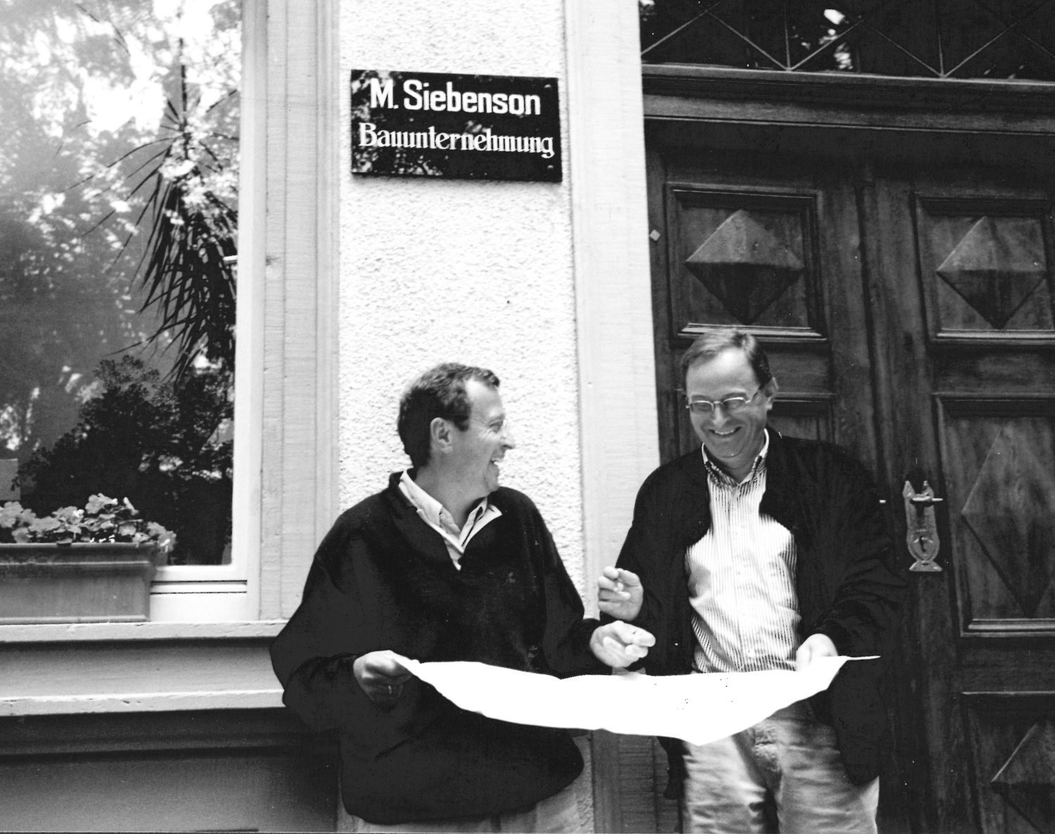 die Brüder Hannes und Wolfgang Siebenson