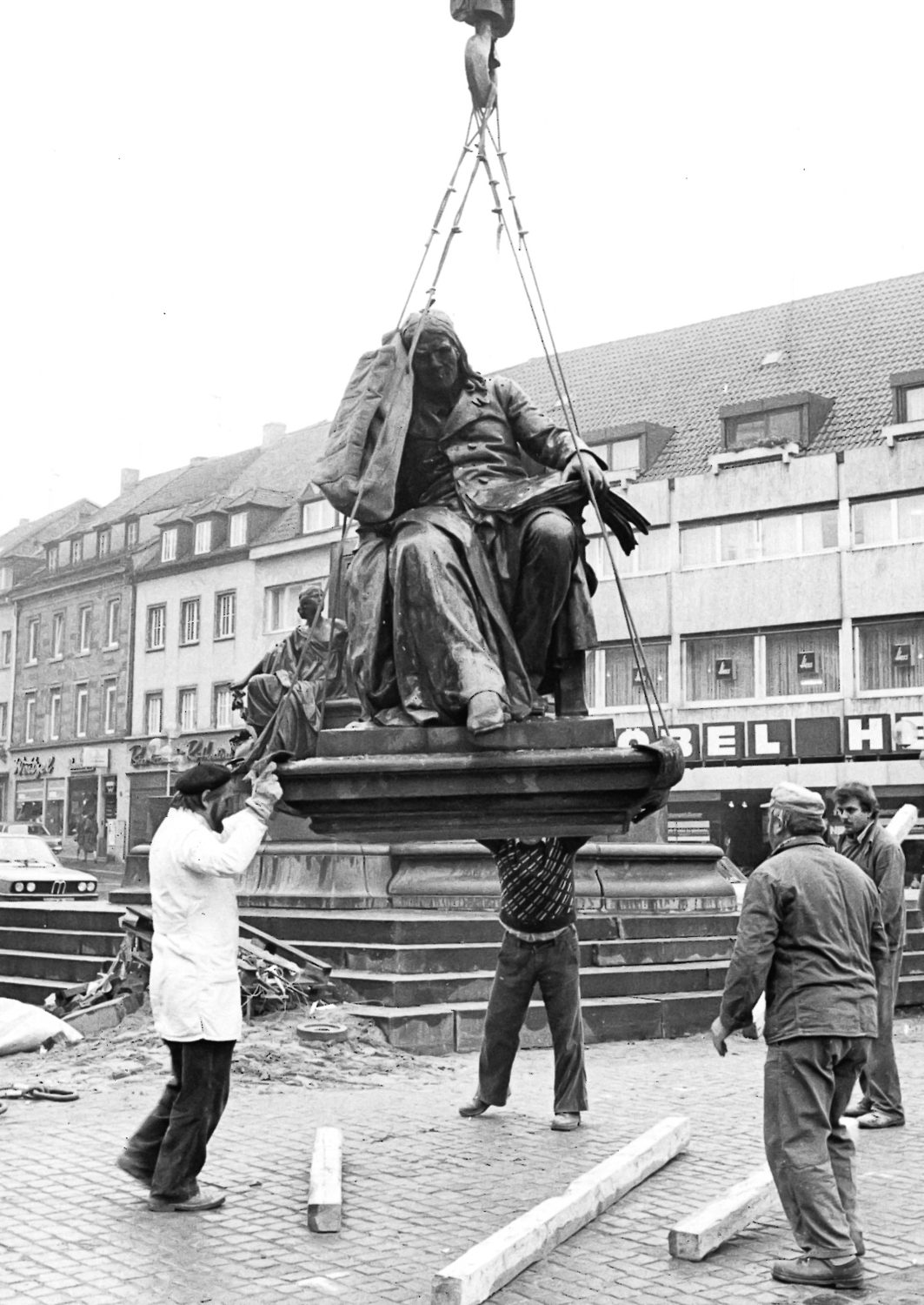 Umzug Friedrich Rückert 1964